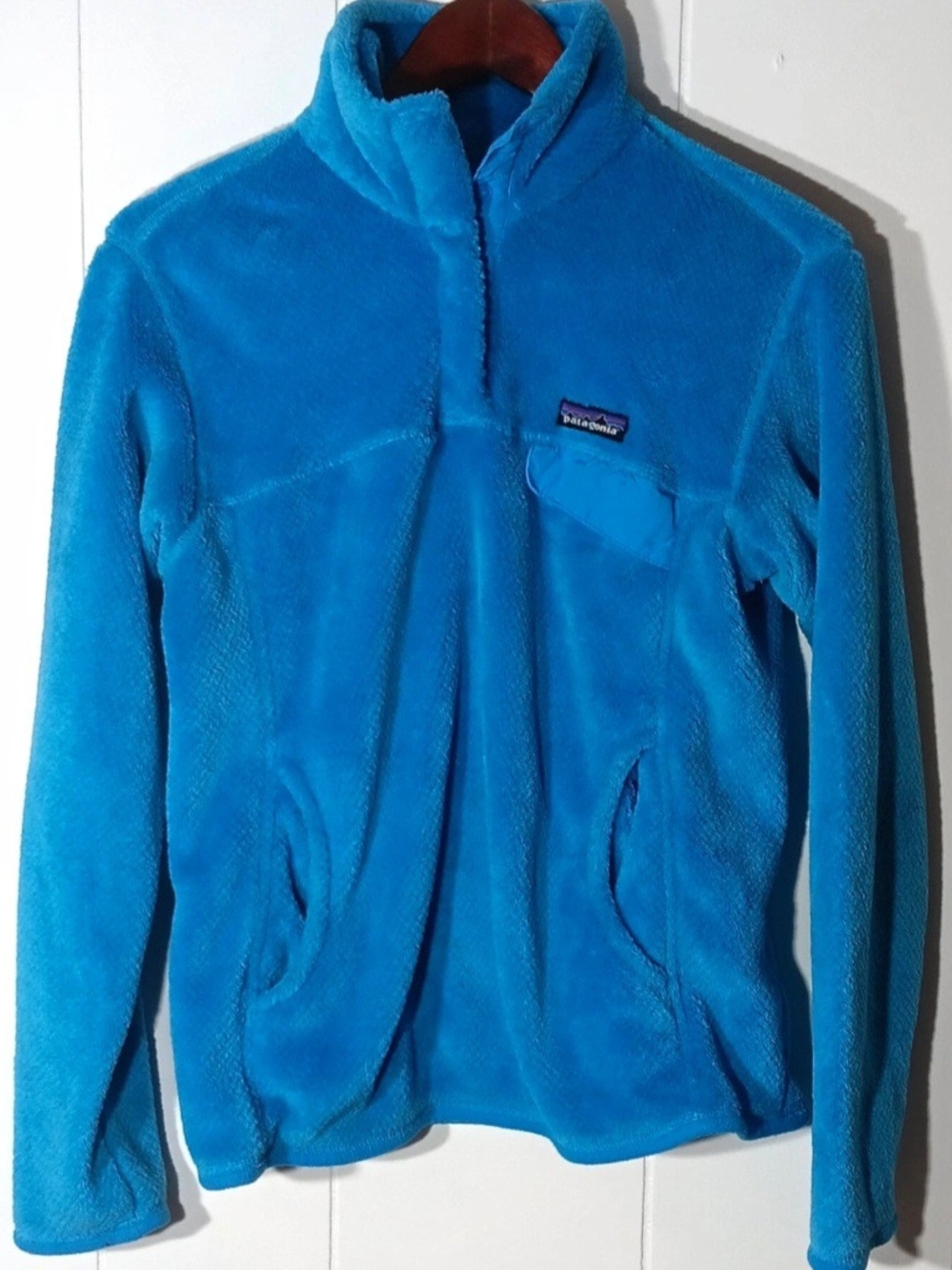 Patagonia Men's Bright Blue Full-Zip Fleece Jacket